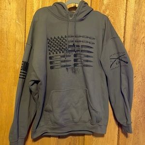 Grunt Style gray hoodie
